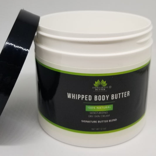 12 OZ Signature Whipped Shea Body Butter - Luxe Moisturizer for Dry Skin - Jaded Body Butter, LLC | Natural Skin Moisturizers