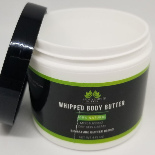 4 OZ. Signature Whipped Shea Body Butter - Luxe Moisturizer for Dry Skin - Jaded Body Butter, LLC | Natural Skin Moisturizers