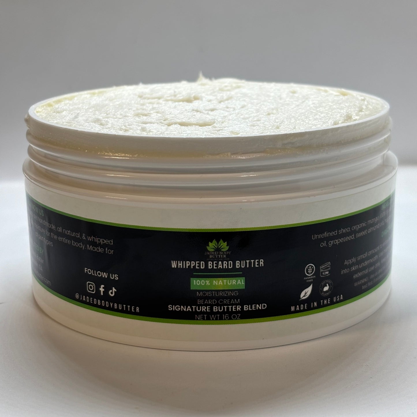 16 OZ Whipped Beard Butter – Beard Moisturizer & Conditioning Cream