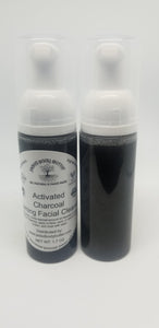 Activated Charcoal Foaming Facial Cleanser, Skin Moisturizer, Face Soap, Multiple Scents