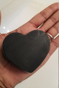 PRIVATE LABEL, Solitary Heart, Activated Charcoal Soap, Solid Soap Bar, Gift Set, Wedding, Birthday, Bridal Shower, Baby shower, Special Occasion