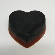 Load image into Gallery viewer, Activated charcoal &amp; Turmeric cleansing bar, solid heart soap bar, multiple scents