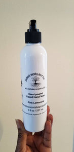 Activated Charcoal Hand Soap, All natural handmade hand poured liquid hand soap