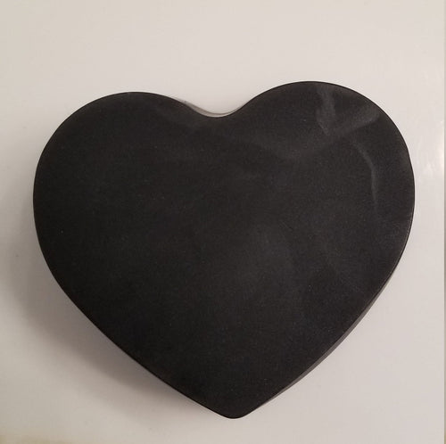 Solitary Heart Activated Charcoal Soap, Solid Bar, Oily Skin, Detox Soap