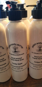 Hand Soap, All natural handmade hand poured liquid hand soap